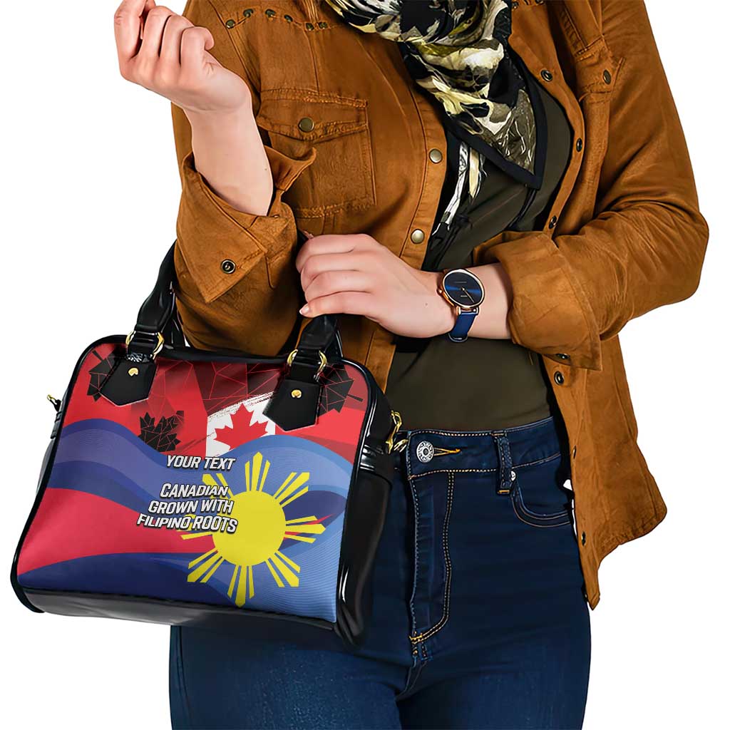 Personalized Canadian Grown With Filipino Roots Shoulder Handbag LT9