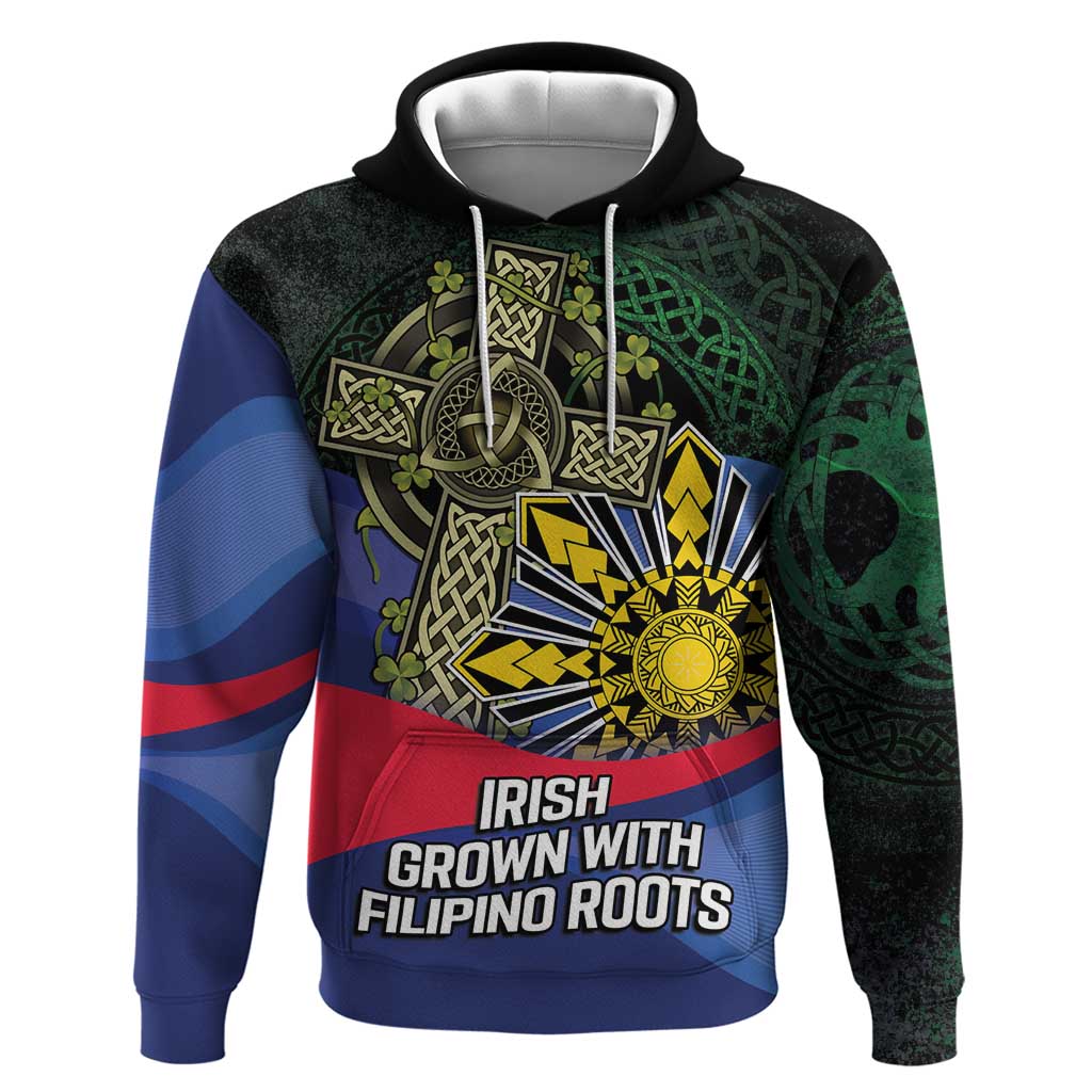 Personalized Irish Grown With Filipino Roots Hoodie LT9