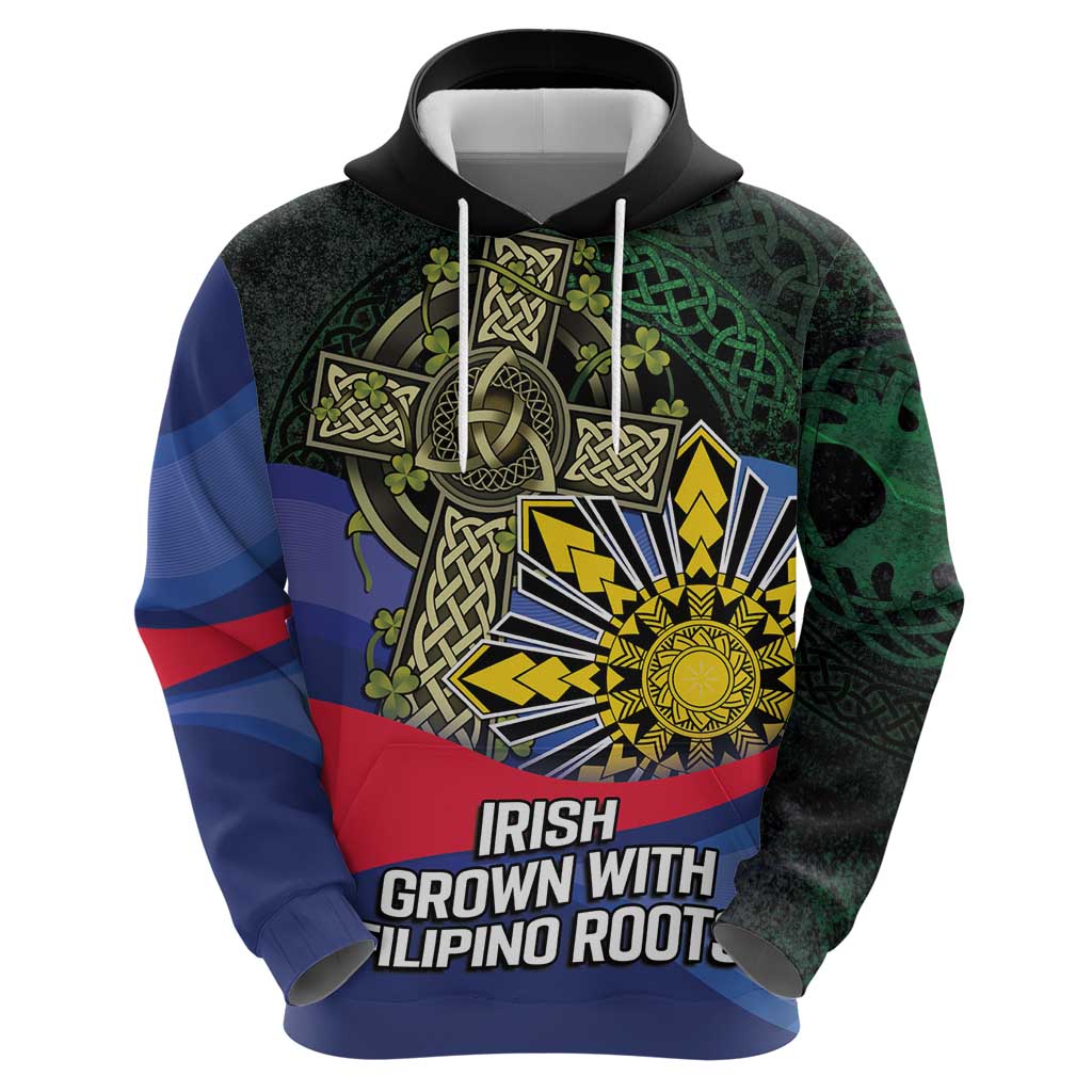Personalized Irish Grown With Filipino Roots Hoodie LT9