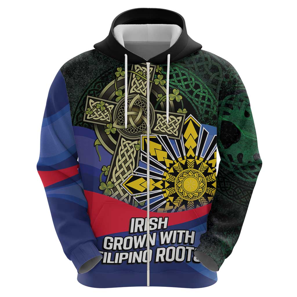 Personalized Irish Grown With Filipino Roots Hoodie LT9
