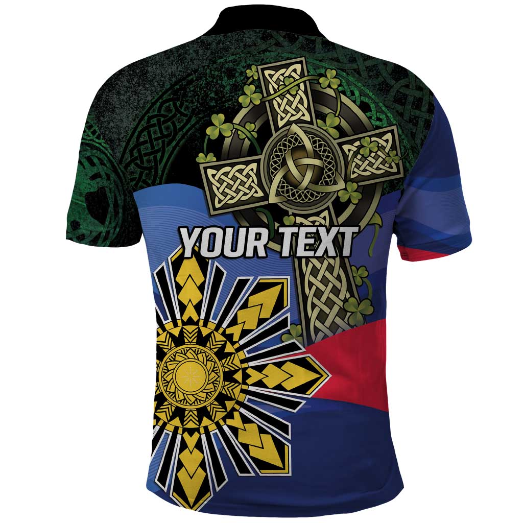 Personalized Irish Grown With Filipino Roots Polo Shirt LT9