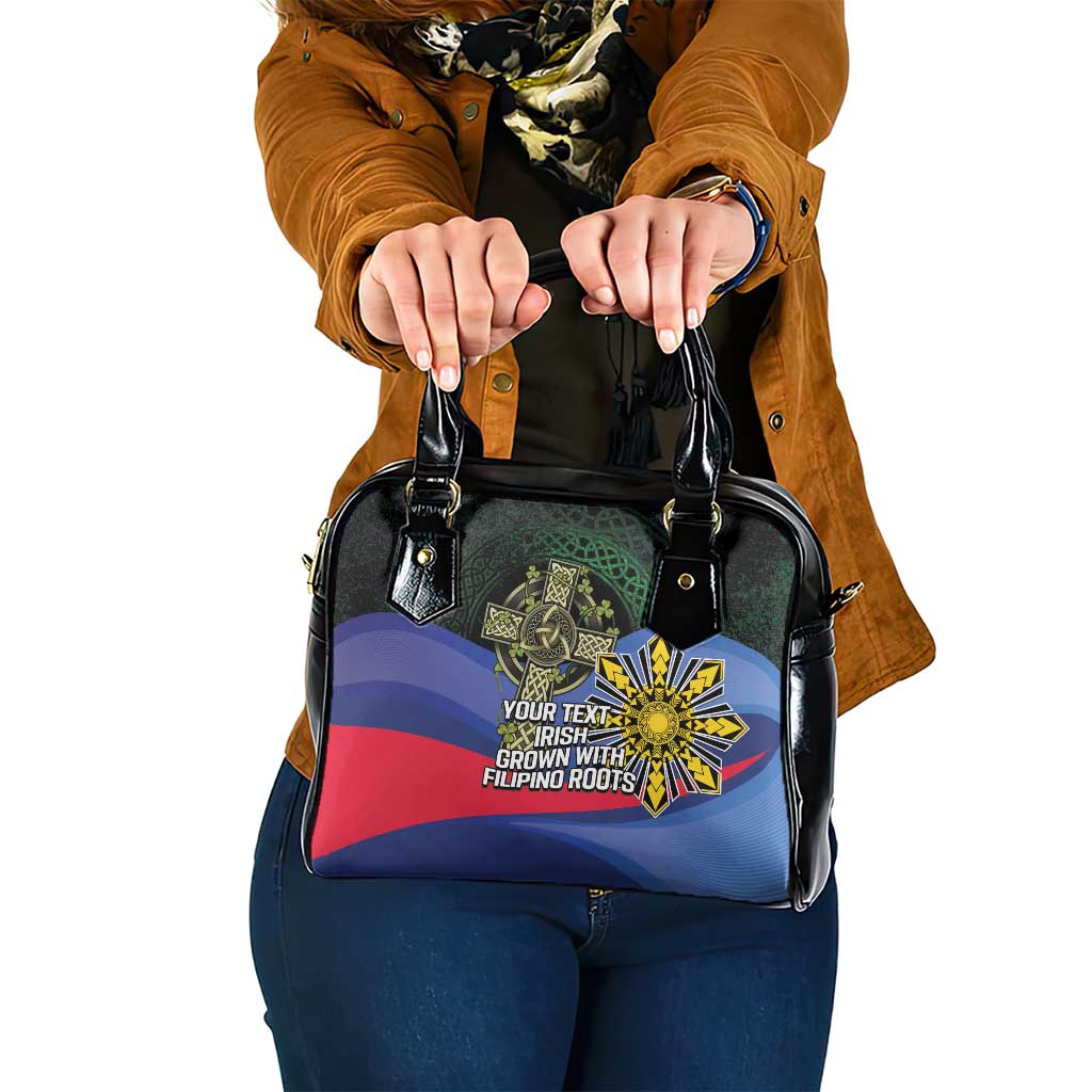 Personalized Irish Grown With Filipino Roots Shoulder Handbag LT9