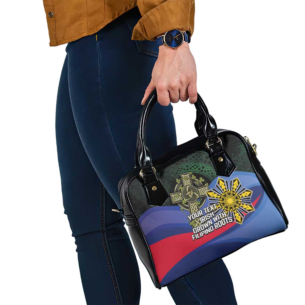 Personalized Irish Grown With Filipino Roots Shoulder Handbag LT9