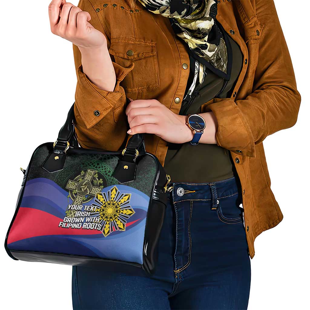 Personalized Irish Grown With Filipino Roots Shoulder Handbag LT9