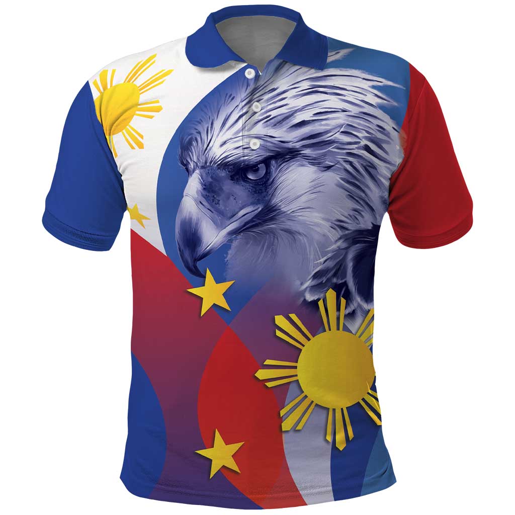 Personalized Philippines Eagle Week Polo Shirt Filipino Eagle with Flag Motif LT9