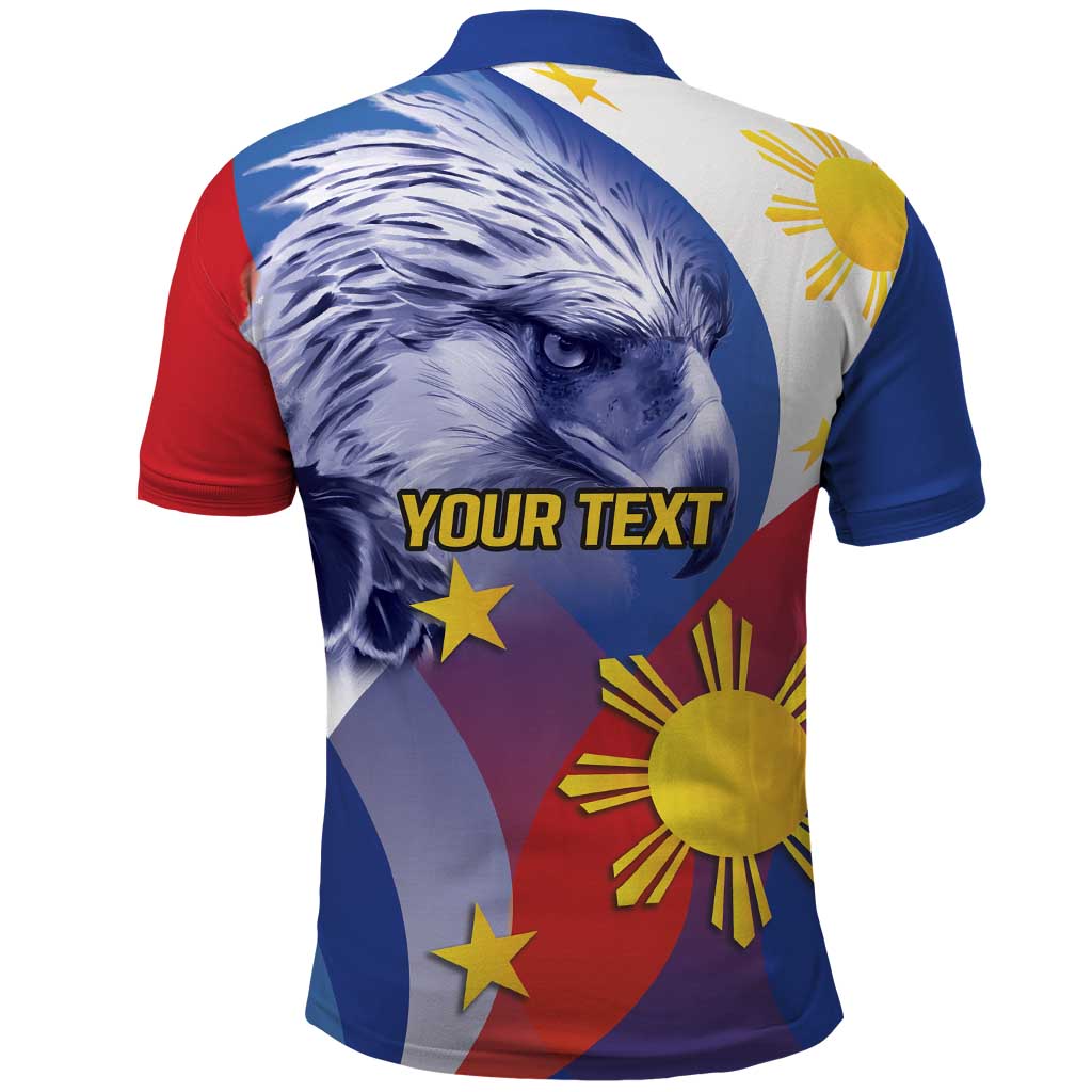 Personalized Philippines Eagle Week Polo Shirt Filipino Eagle with Flag Motif LT9