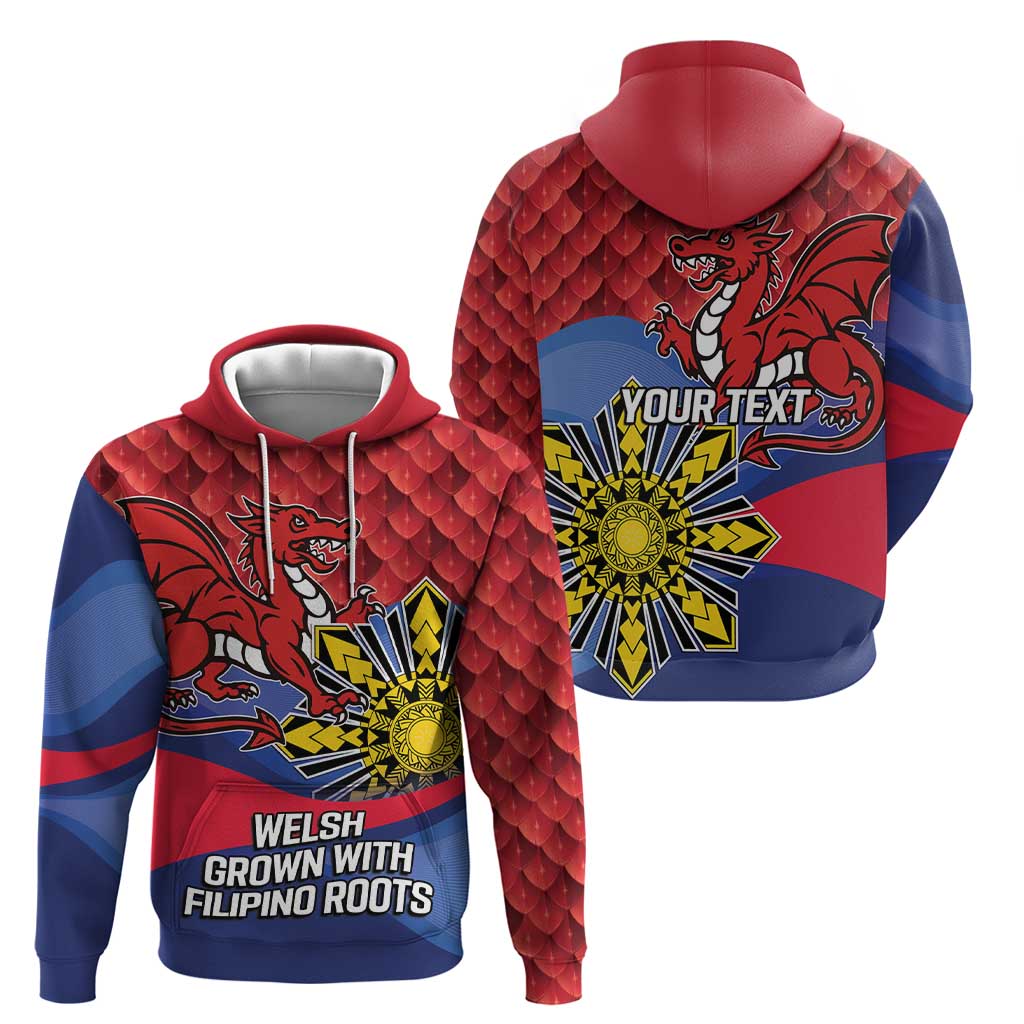 Personalized Welsh Grown With Filipino Roots Hoodie LT9