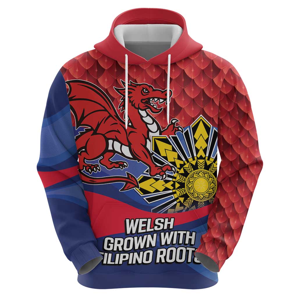 Personalized Welsh Grown With Filipino Roots Hoodie LT9