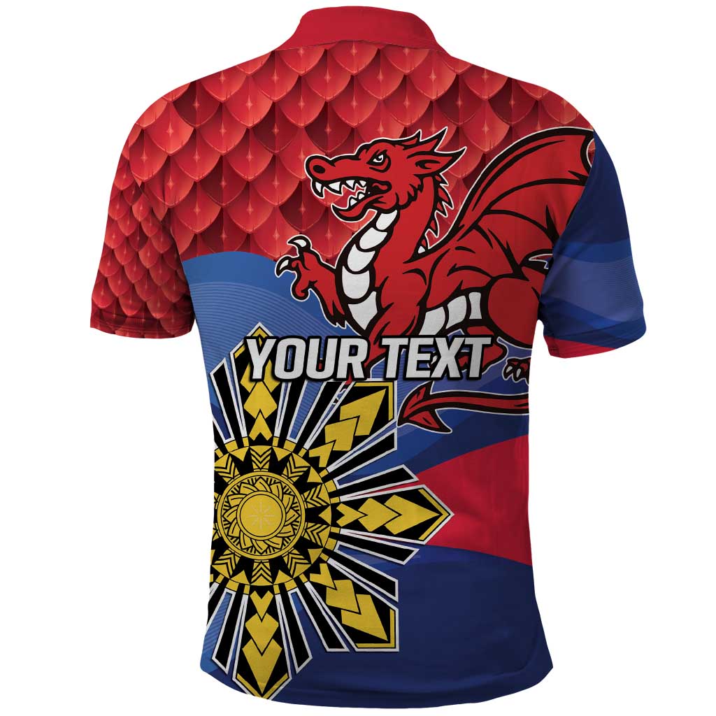 Personalized Welsh Grown With Filipino Roots Polo Shirt LT9