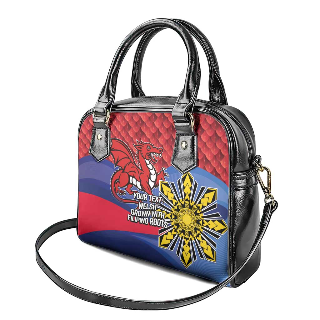 Personalized Welsh Grown With Filipino Roots Shoulder Handbag LT9
