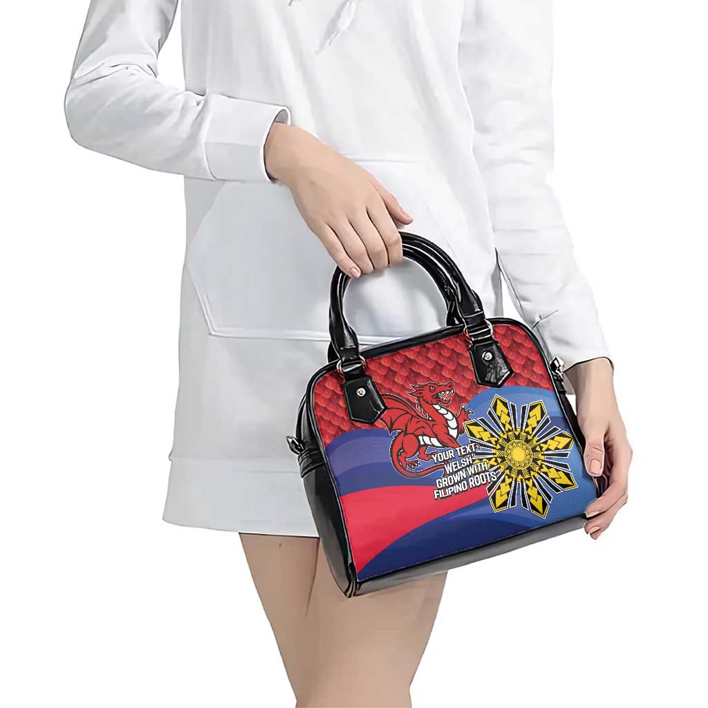 Personalized Welsh Grown With Filipino Roots Shoulder Handbag LT9