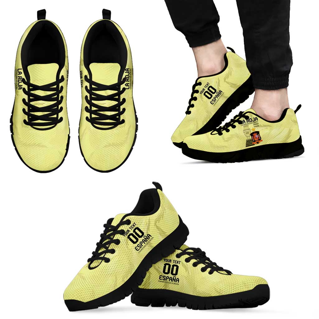 Spain Champions Football Custom Sneakers Campeones La Roja LT9