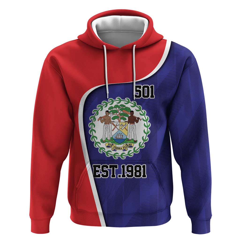 Belize Independence Day Hoodie Since 1981 September 21 LT9