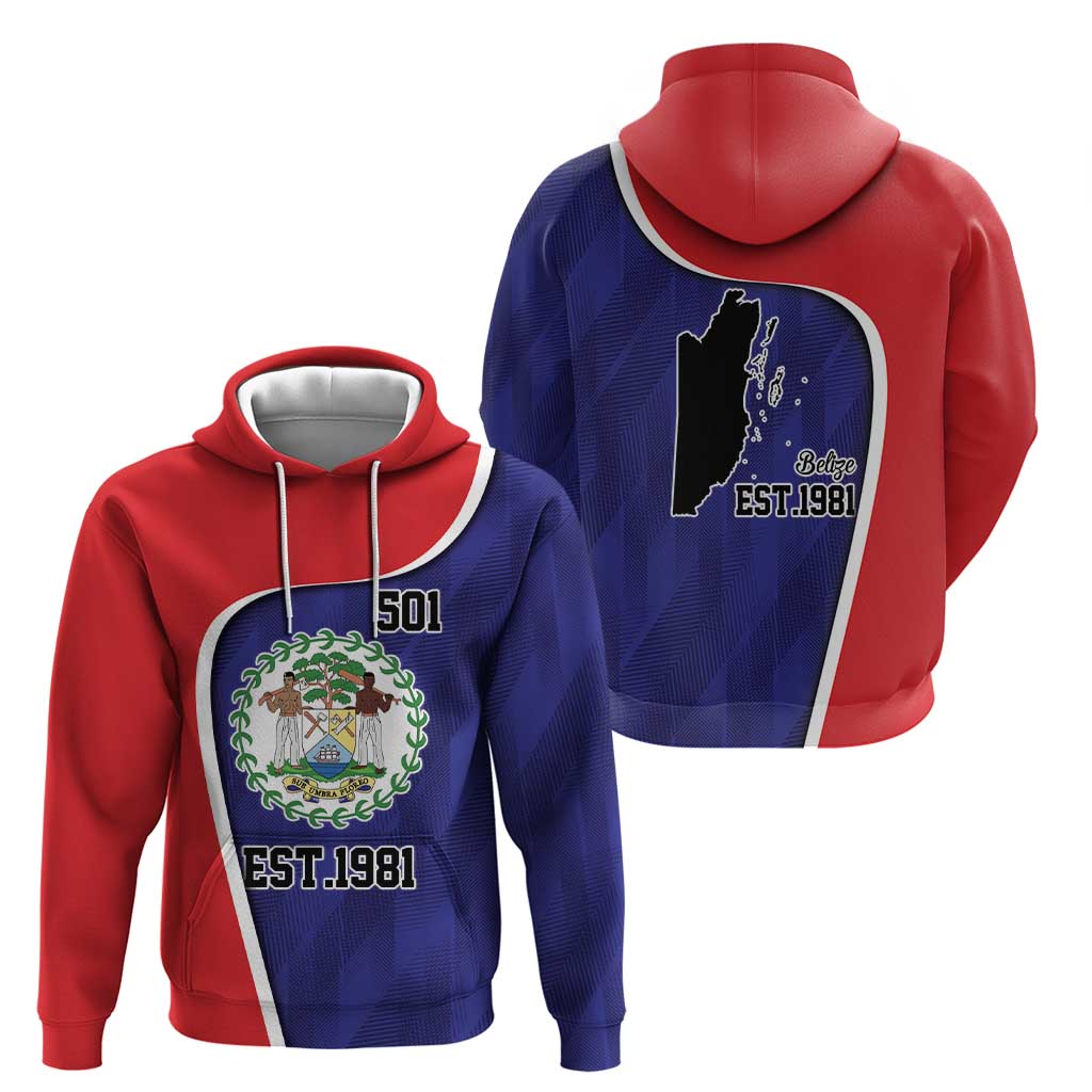 Belize Independence Day Hoodie Since 1981 September 21 LT9