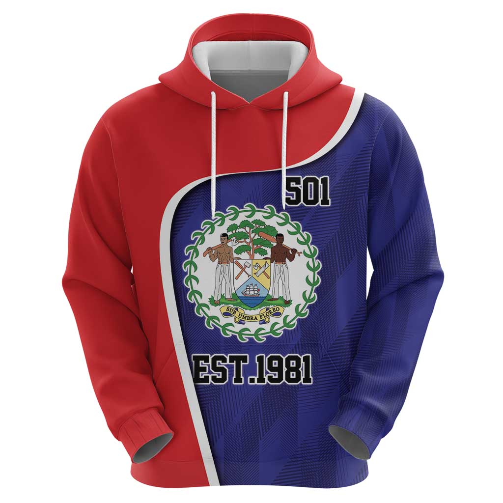 Belize Independence Day Hoodie Since 1981 September 21 LT9