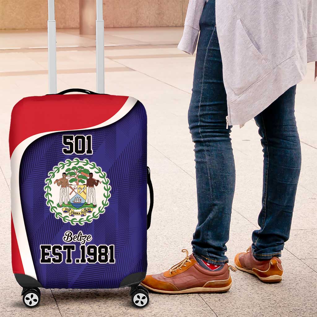 Belize Independence Day Luggage Cover Since 1981 September 21 LT9