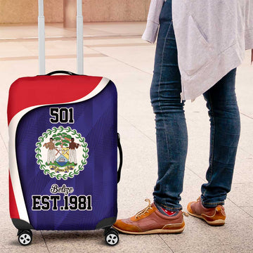 Belize Independence Day Luggage Cover Since 1981 September 21 LT9