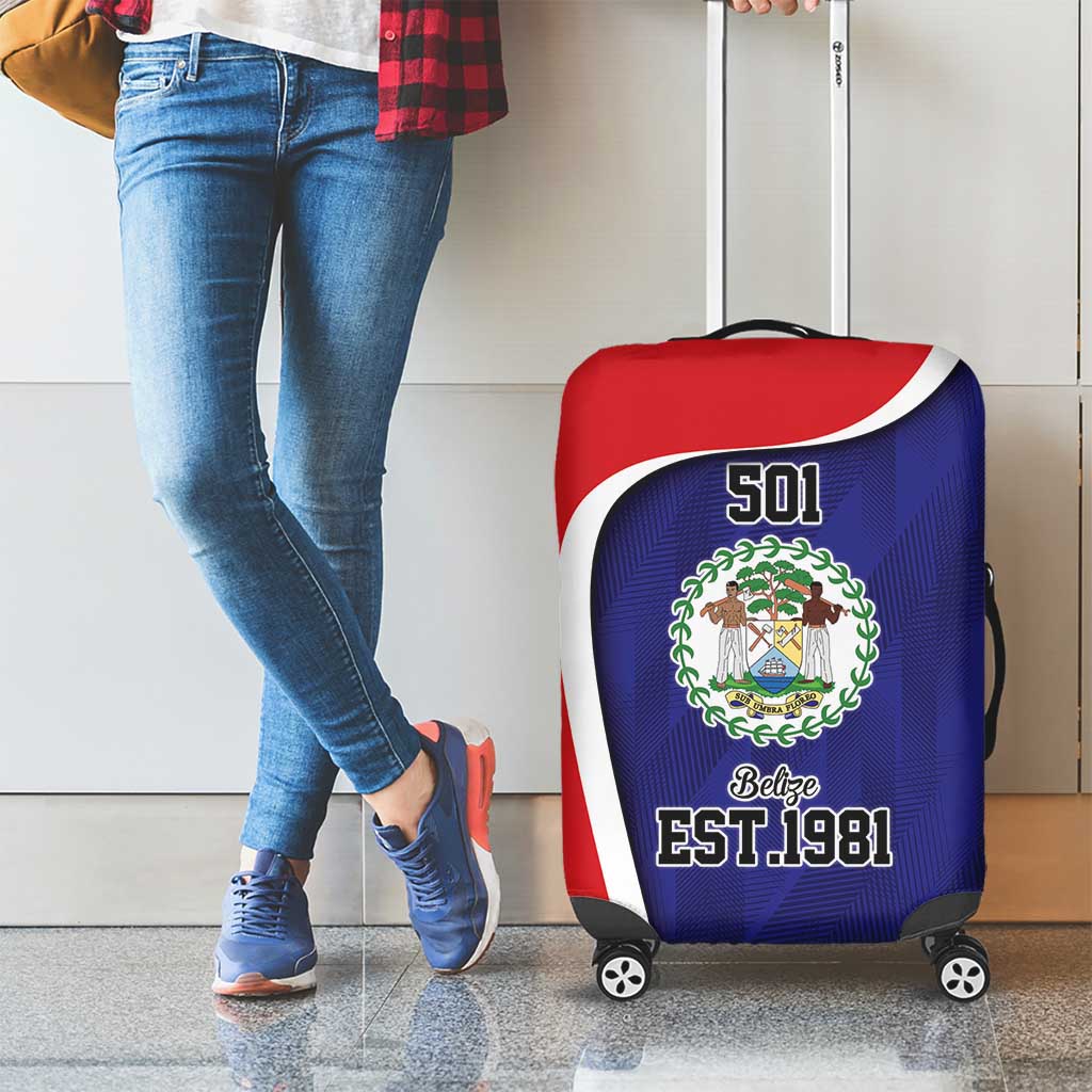 Belize Independence Day Luggage Cover Since 1981 September 21 LT9