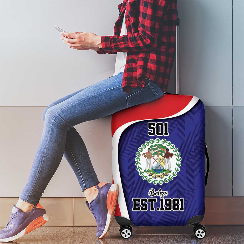 Belize Independence Day Luggage Cover Since 1981 September 21 LT9