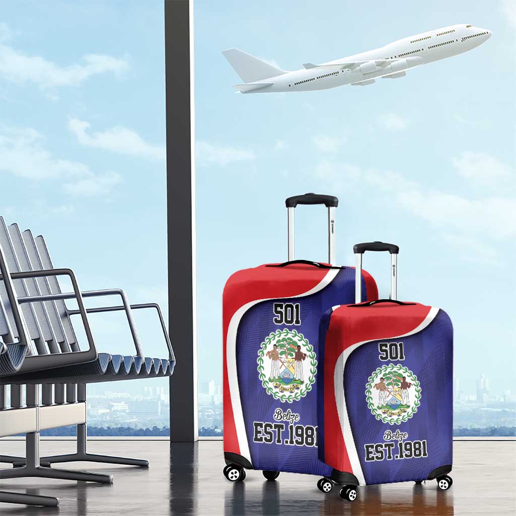 Belize Independence Day Luggage Cover Since 1981 September 21 LT9