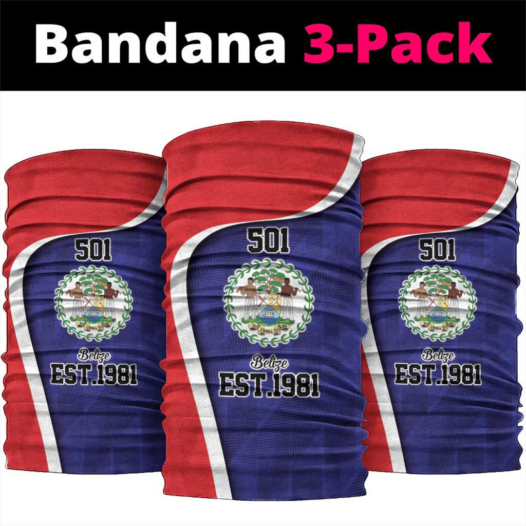 Belize Independence Day Neck Gaiter Since 1981 September 21 LT9