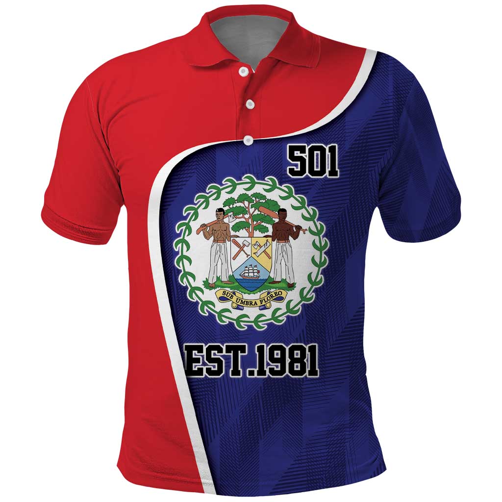 Belize Independence Day Polo Shirt Since 1981 September 21 LT9