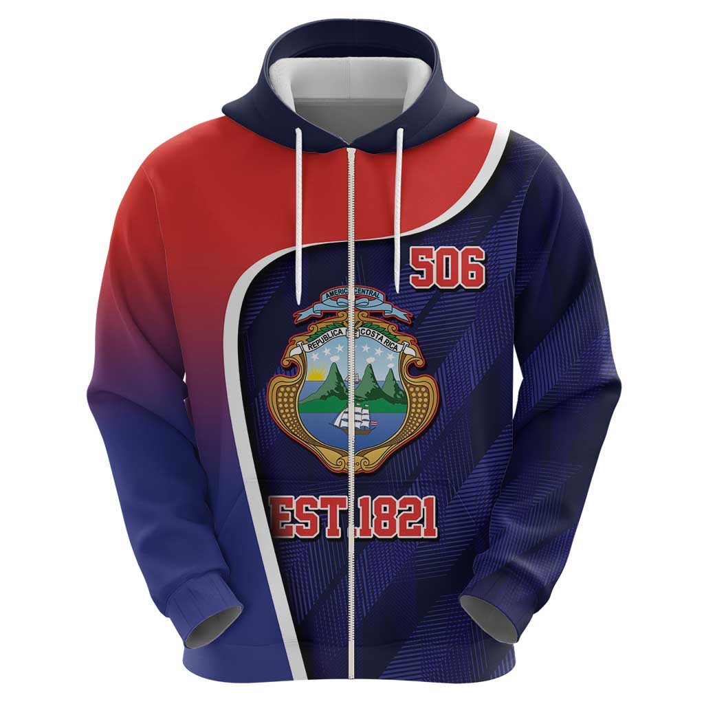 Costa Rica Independence Day Hoodie Since 1821 September 15 LT9