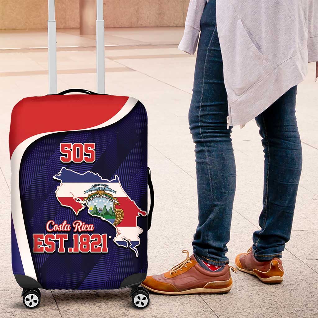 Costa Rica Independence Day Luggage Cover Since 1821 September 15 LT9