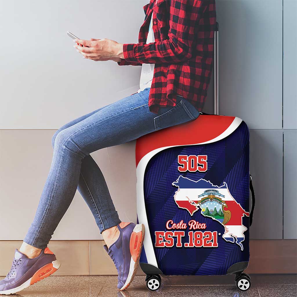 Costa Rica Independence Day Luggage Cover Since 1821 September 15 LT9