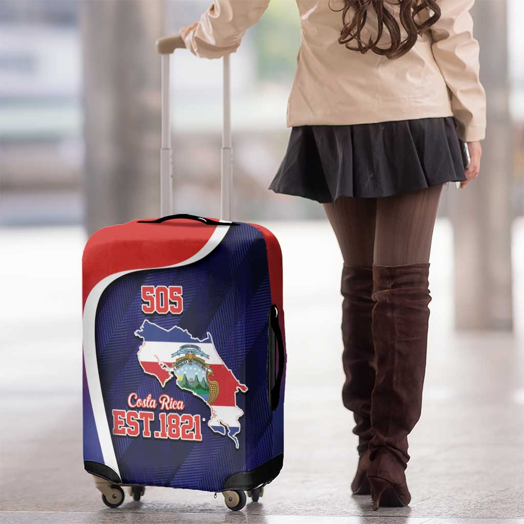 Costa Rica Independence Day Luggage Cover Since 1821 September 15 LT9