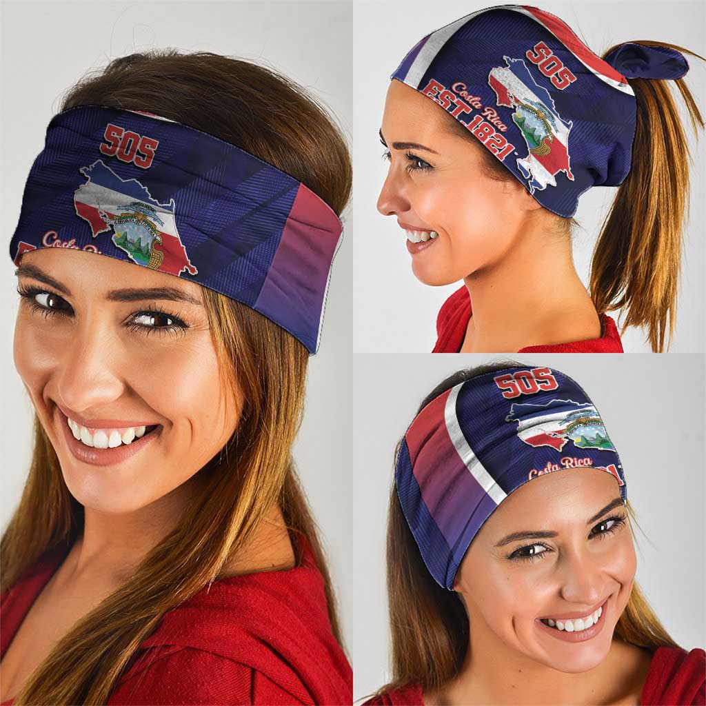 Costa Rica Independence Day Neck Gaiter Since 1821 September 15 LT9