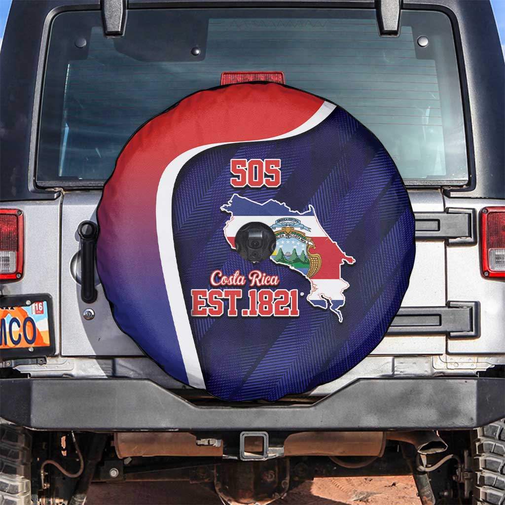 Costa Rica Independence Day Spare Tire Cover Since 1821 September 15 LT9
