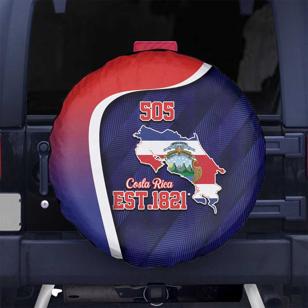 Costa Rica Independence Day Spare Tire Cover Since 1821 September 15 LT9