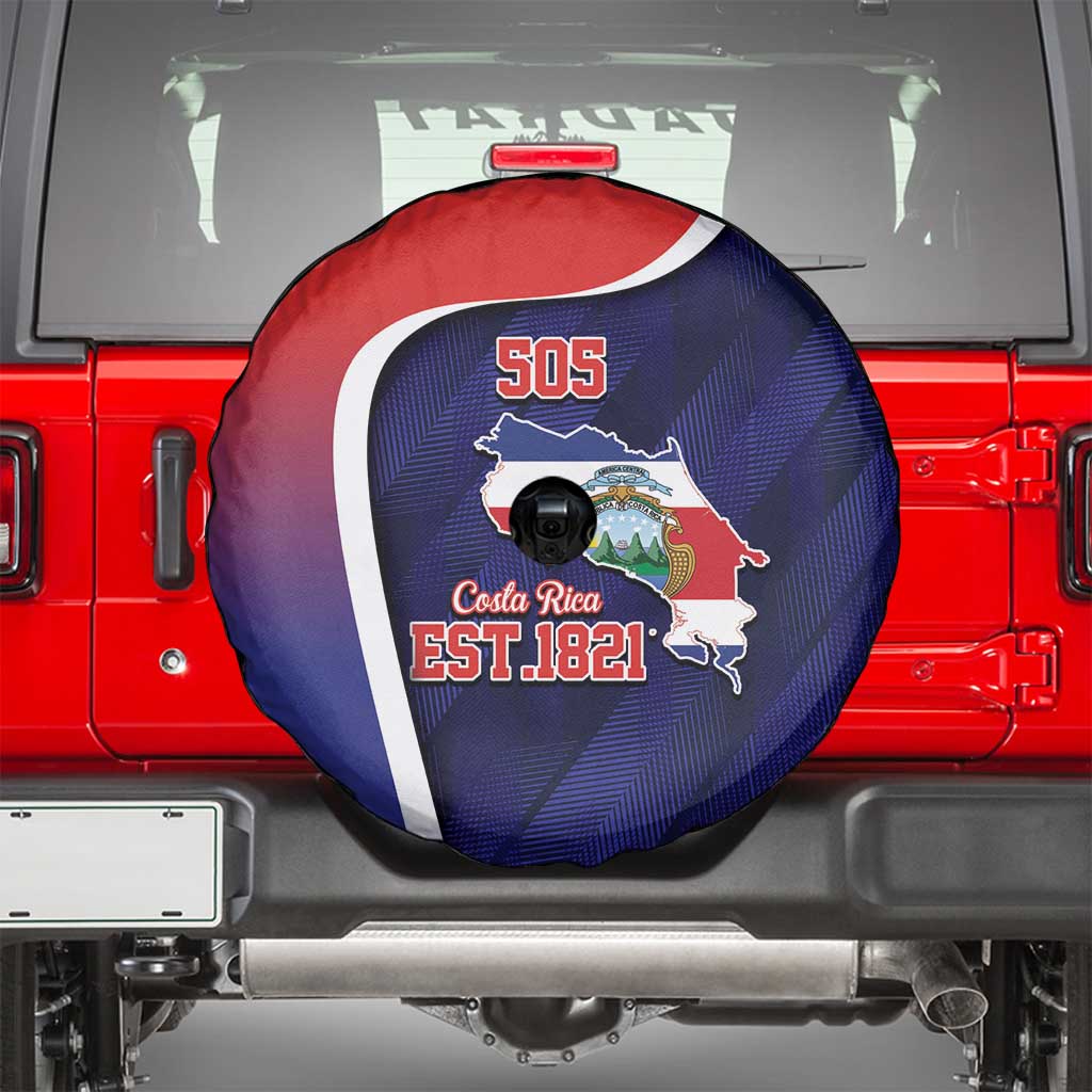 Costa Rica Independence Day Spare Tire Cover Since 1821 September 15 LT9