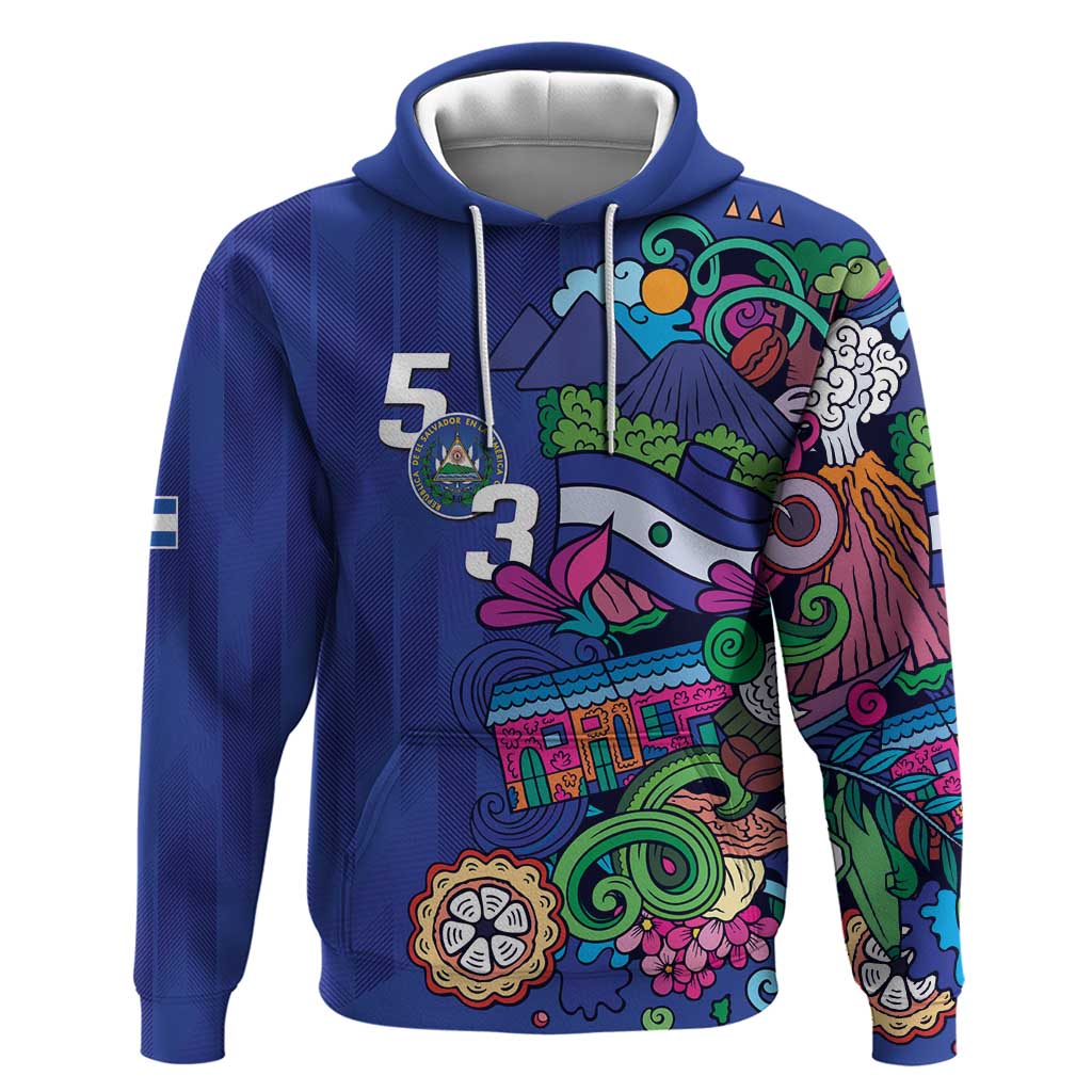 El Salvador Hoodie Beauty Local Inspired LT9