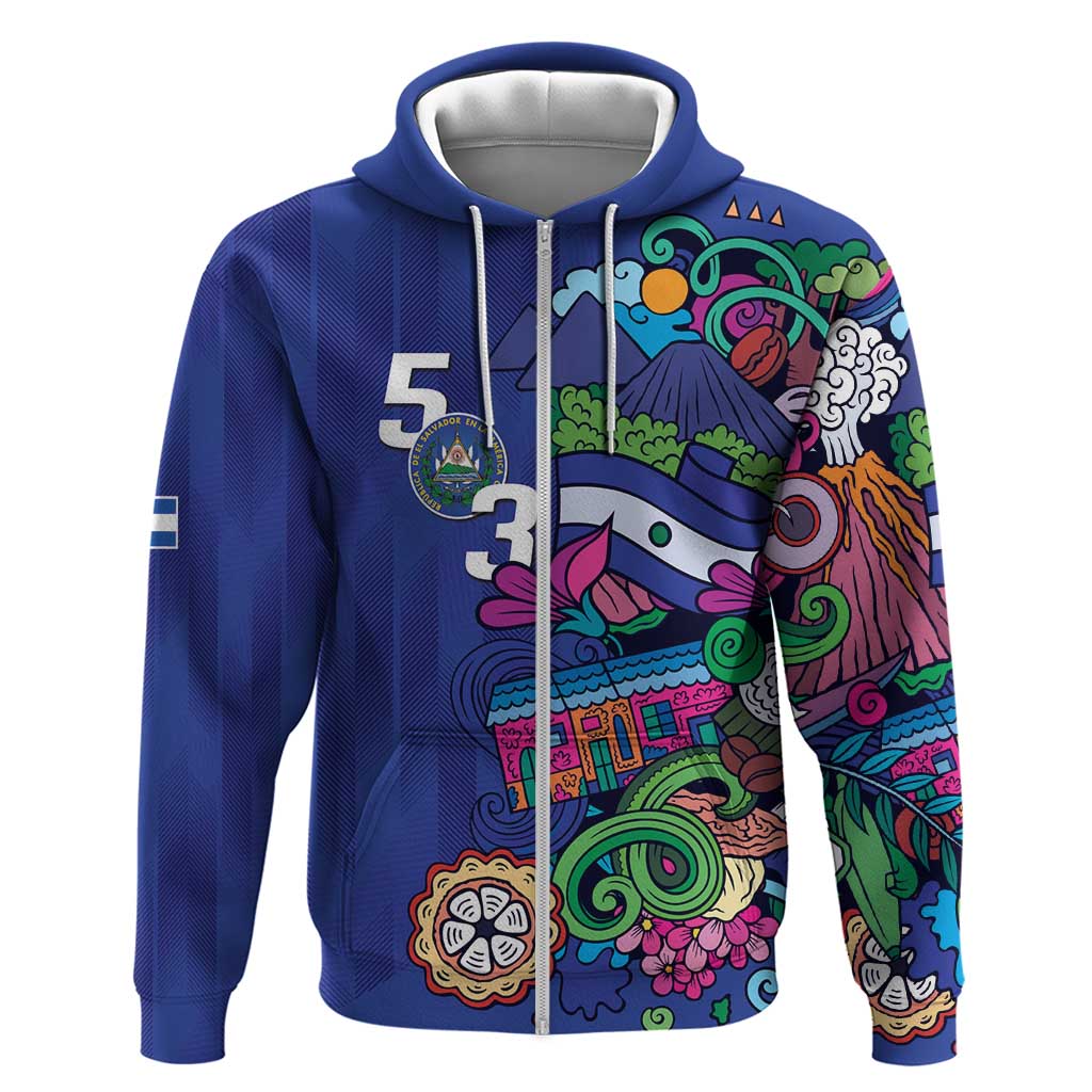 El Salvador Hoodie Beauty Local Inspired LT9