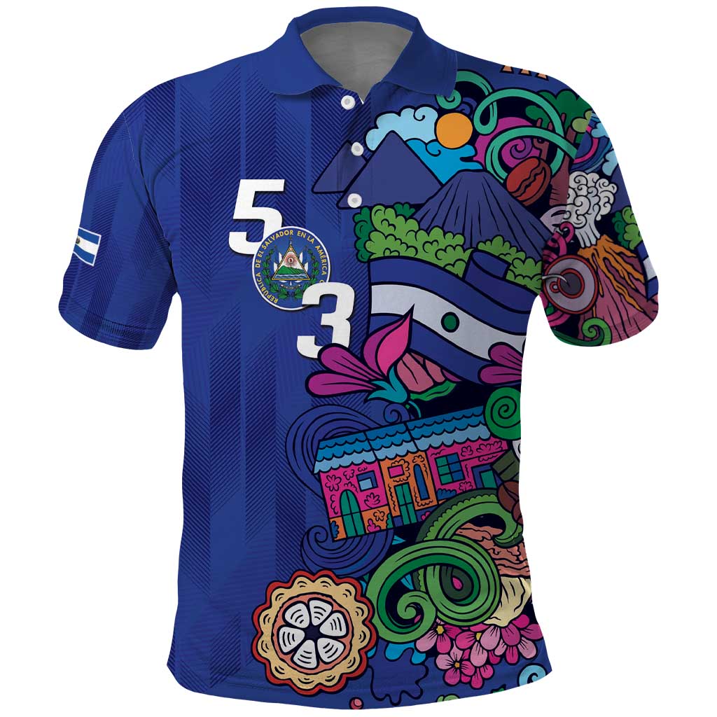 El Salvador Polo Shirt Beauty Local Inspired LT9