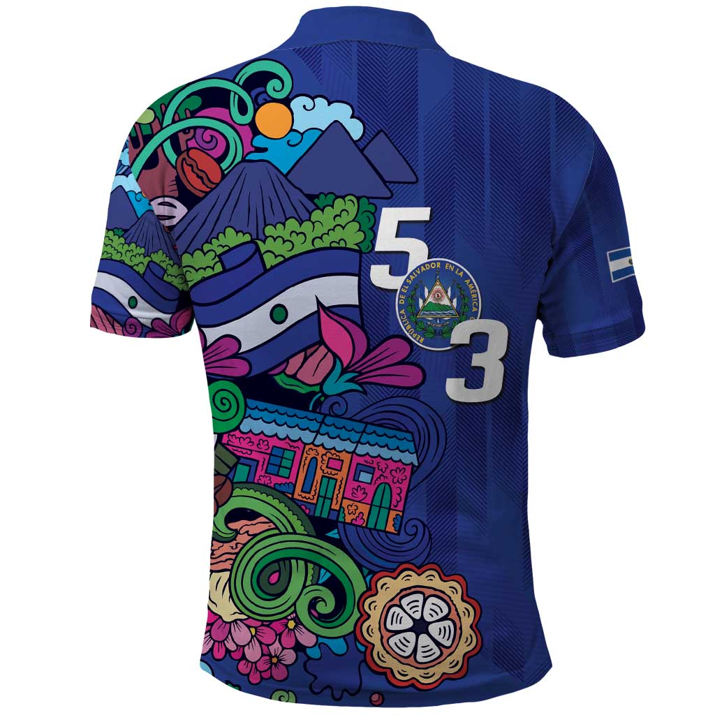 El Salvador Polo Shirt Beauty Local Inspired LT9