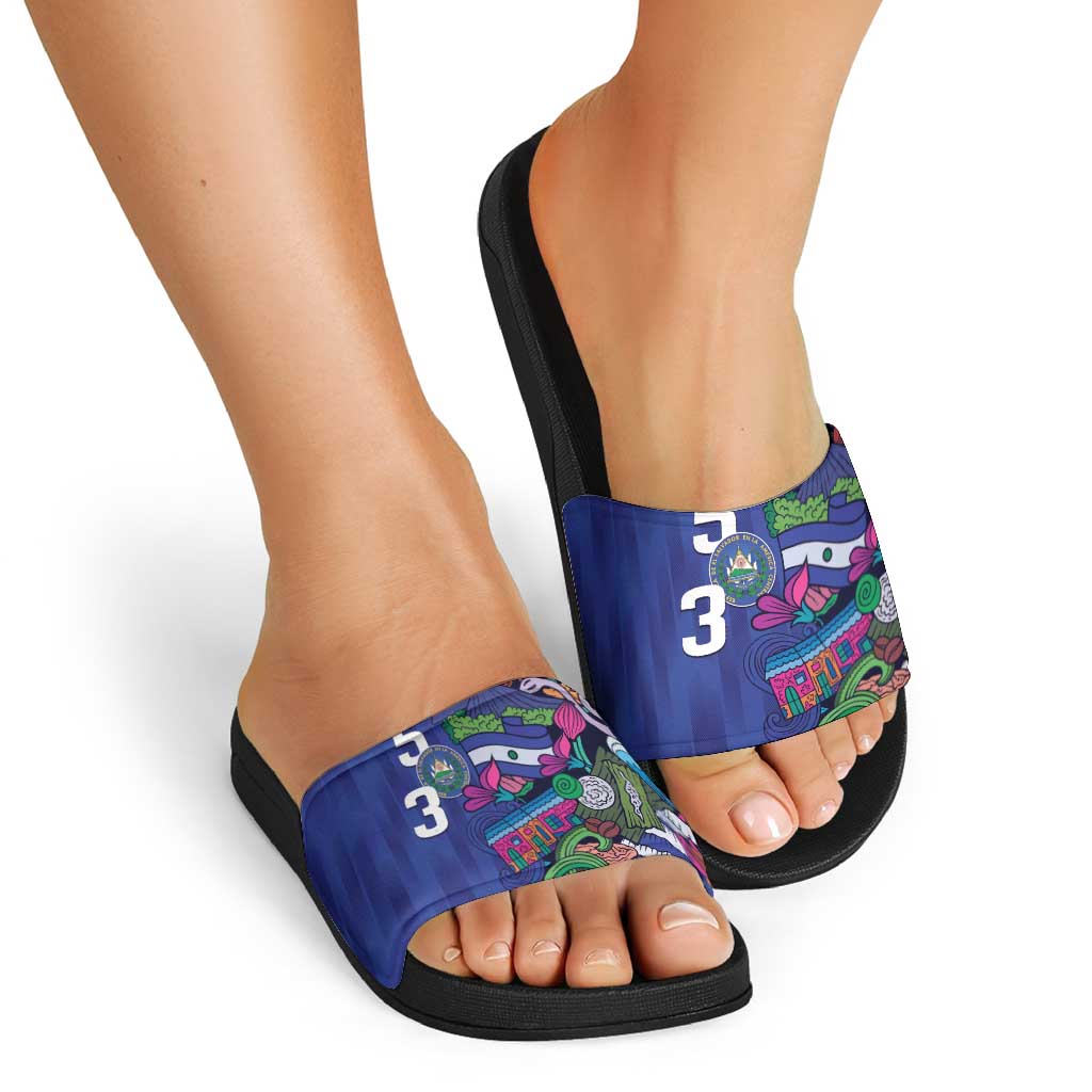 El Salvador Slide Sandals Beauty Local Inspired LT9