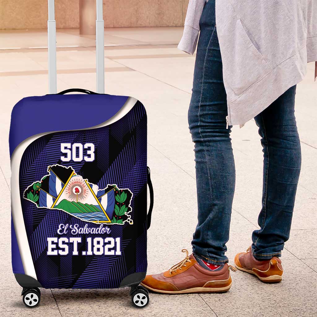 El Salvador Independence Day Luggage Cover Since 1821 September 15 LT9