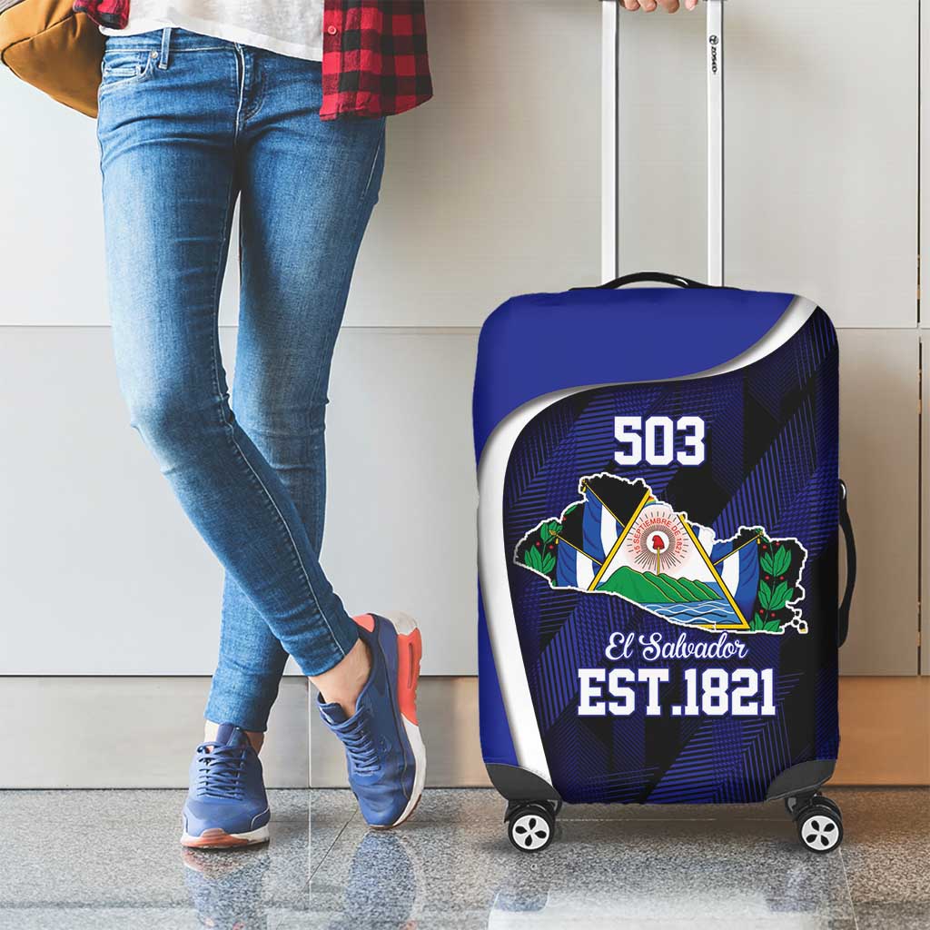 El Salvador Independence Day Luggage Cover Since 1821 September 15 LT9