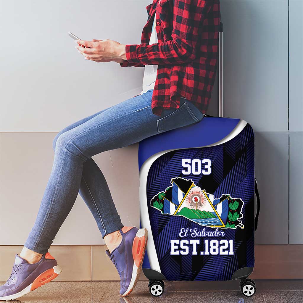 El Salvador Independence Day Luggage Cover Since 1821 September 15 LT9