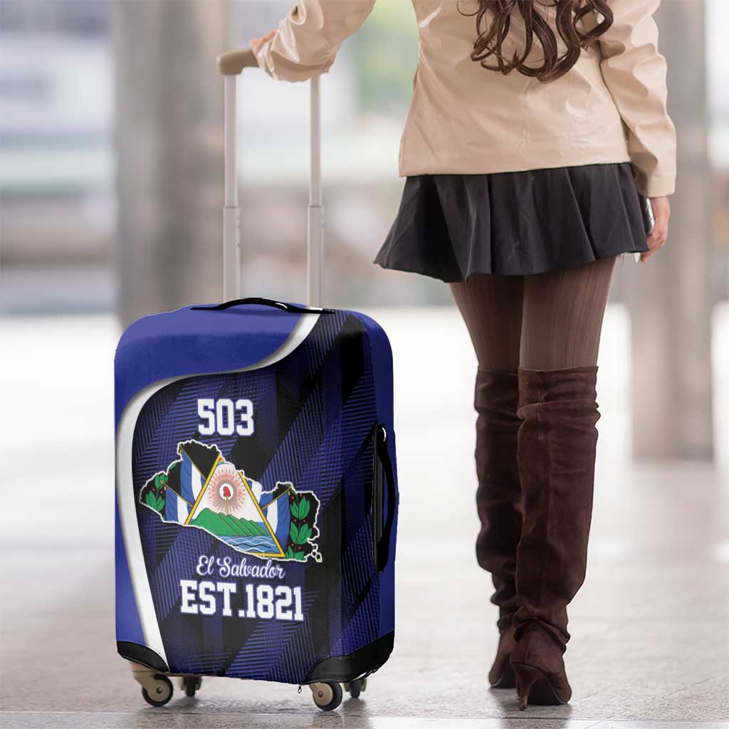 El Salvador Independence Day Luggage Cover Since 1821 September 15 LT9