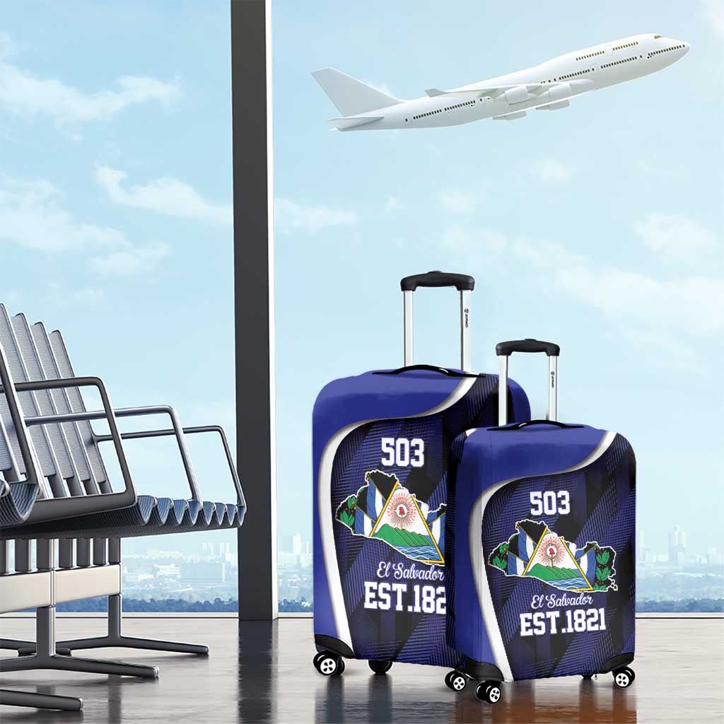 El Salvador Independence Day Luggage Cover Since 1821 September 15 LT9