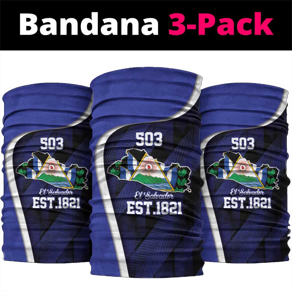 El Salvador Independence Day Neck Gaiter Since 1821 September 15 LT9