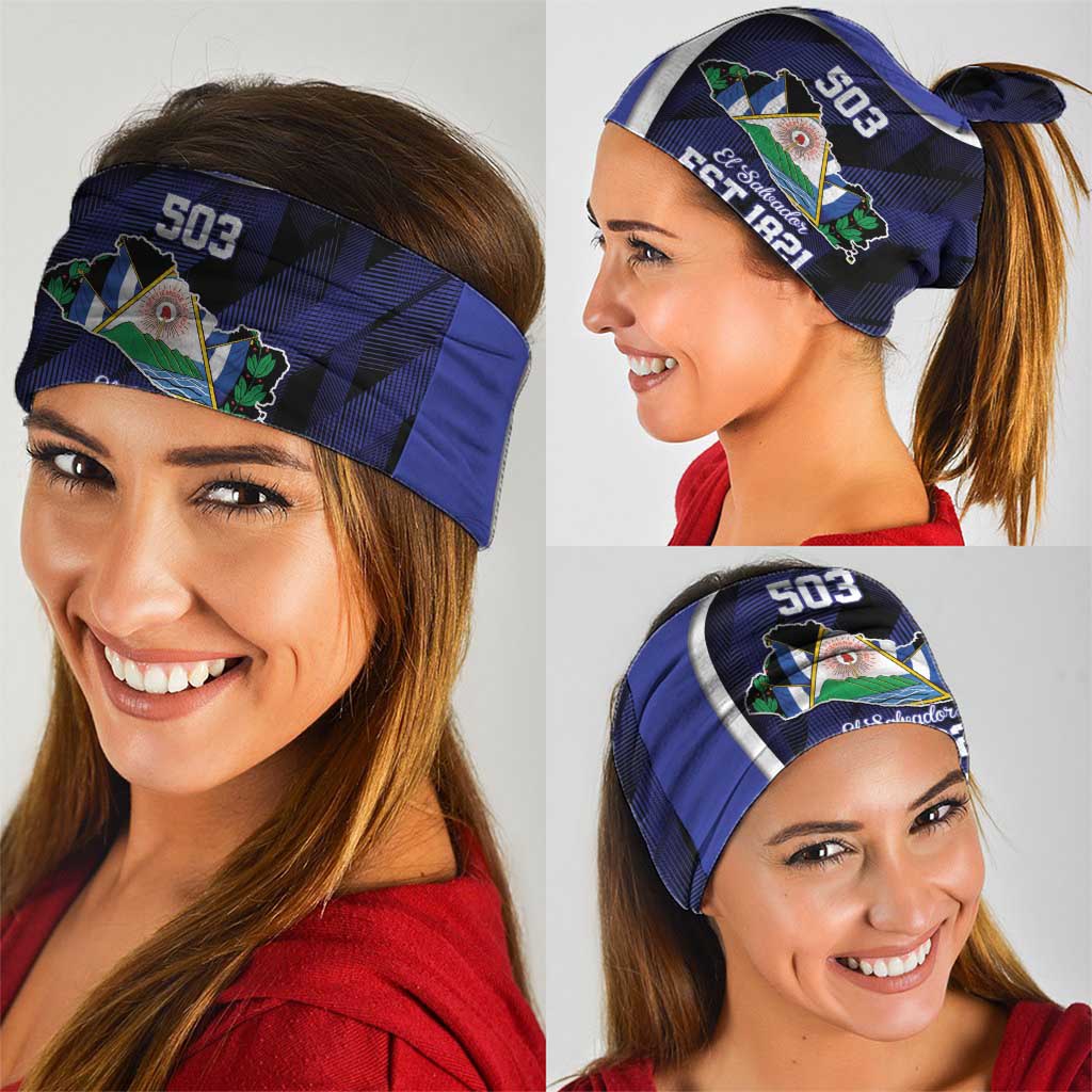 El Salvador Independence Day Neck Gaiter Since 1821 September 15 LT9