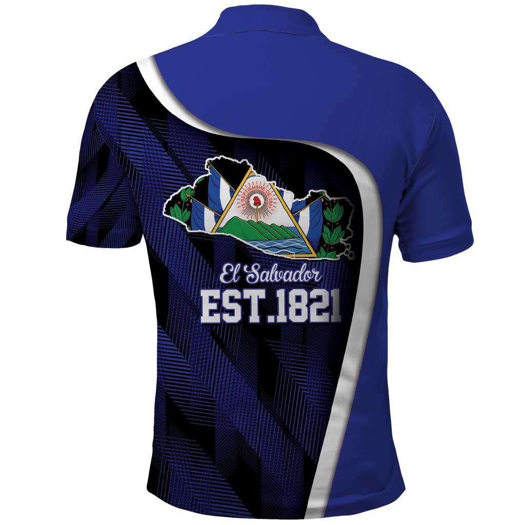 El Salvador Independence Day Polo Shirt Since 1821 September 15 LT9