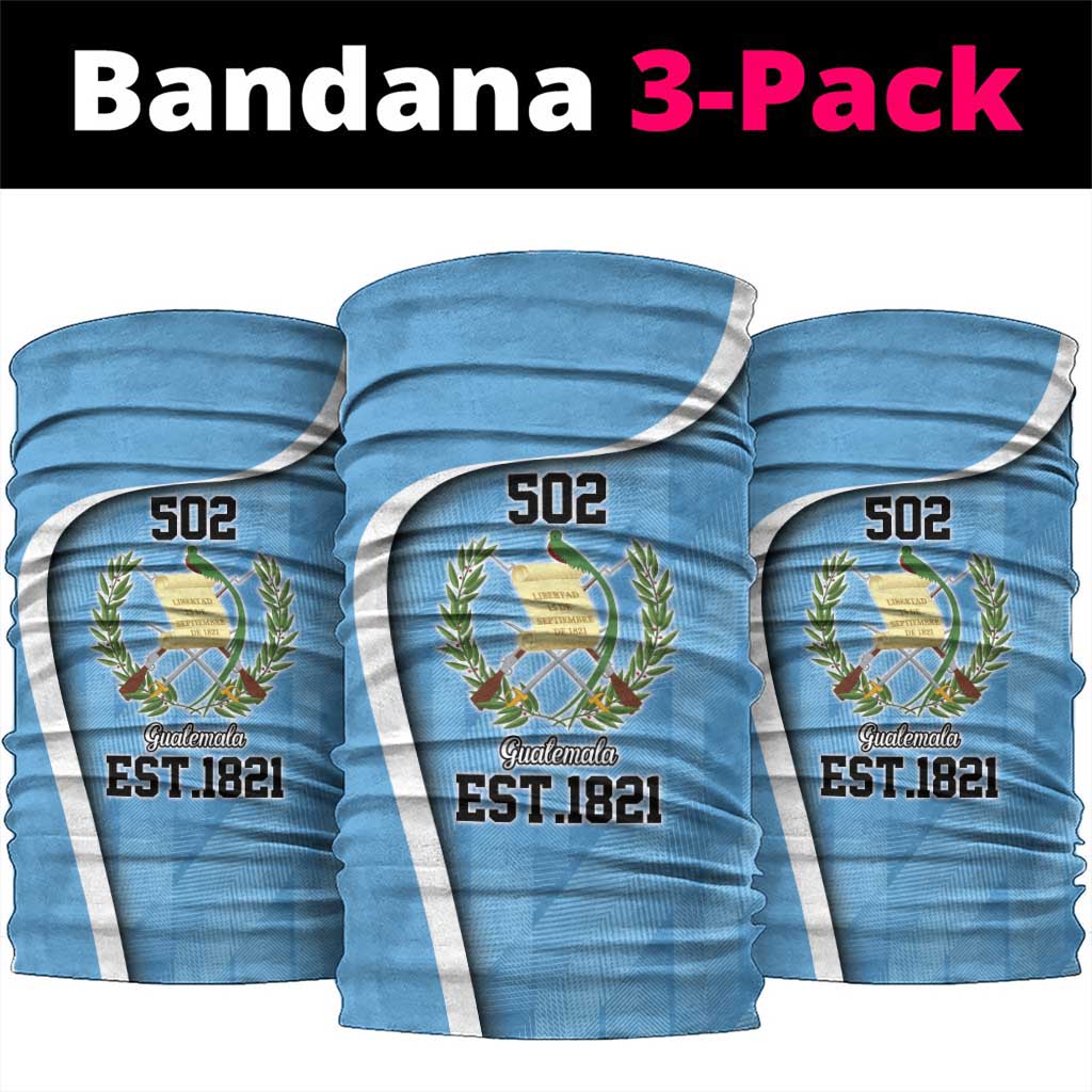 Guatemala Independence Day Neck Gaiter Since 1821 September 15 LT9