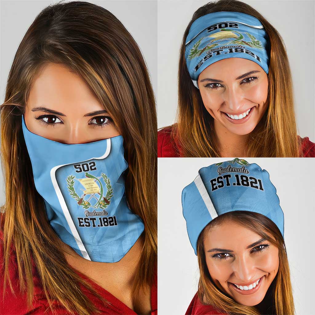 Guatemala Independence Day Neck Gaiter Since 1821 September 15 LT9