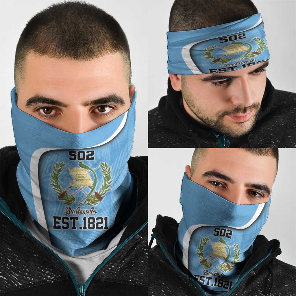 Guatemala Independence Day Neck Gaiter Since 1821 September 15 LT9